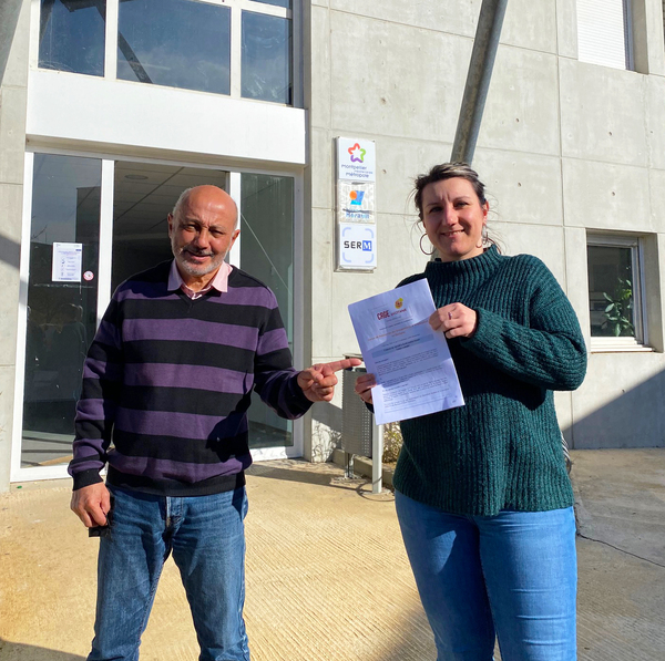José Razafimandimby (Président du CRGE Occitanie) et Emilie Lefrançois