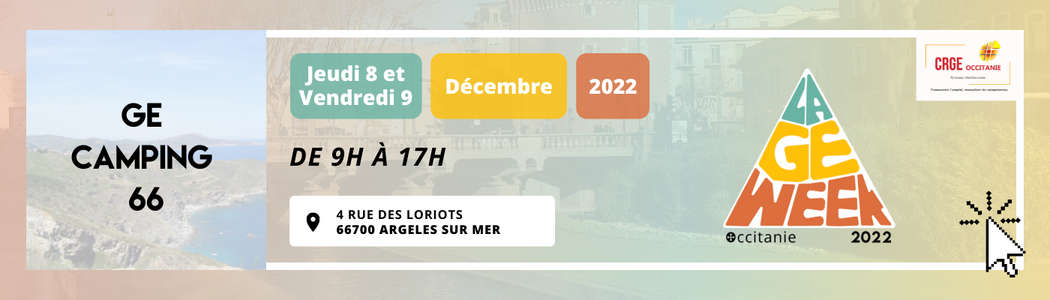 Evenement GE Week 2022 GE Camping 66