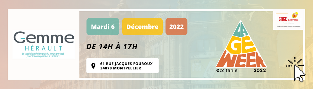 Evenement GE Week 2022 Gemme Hérault