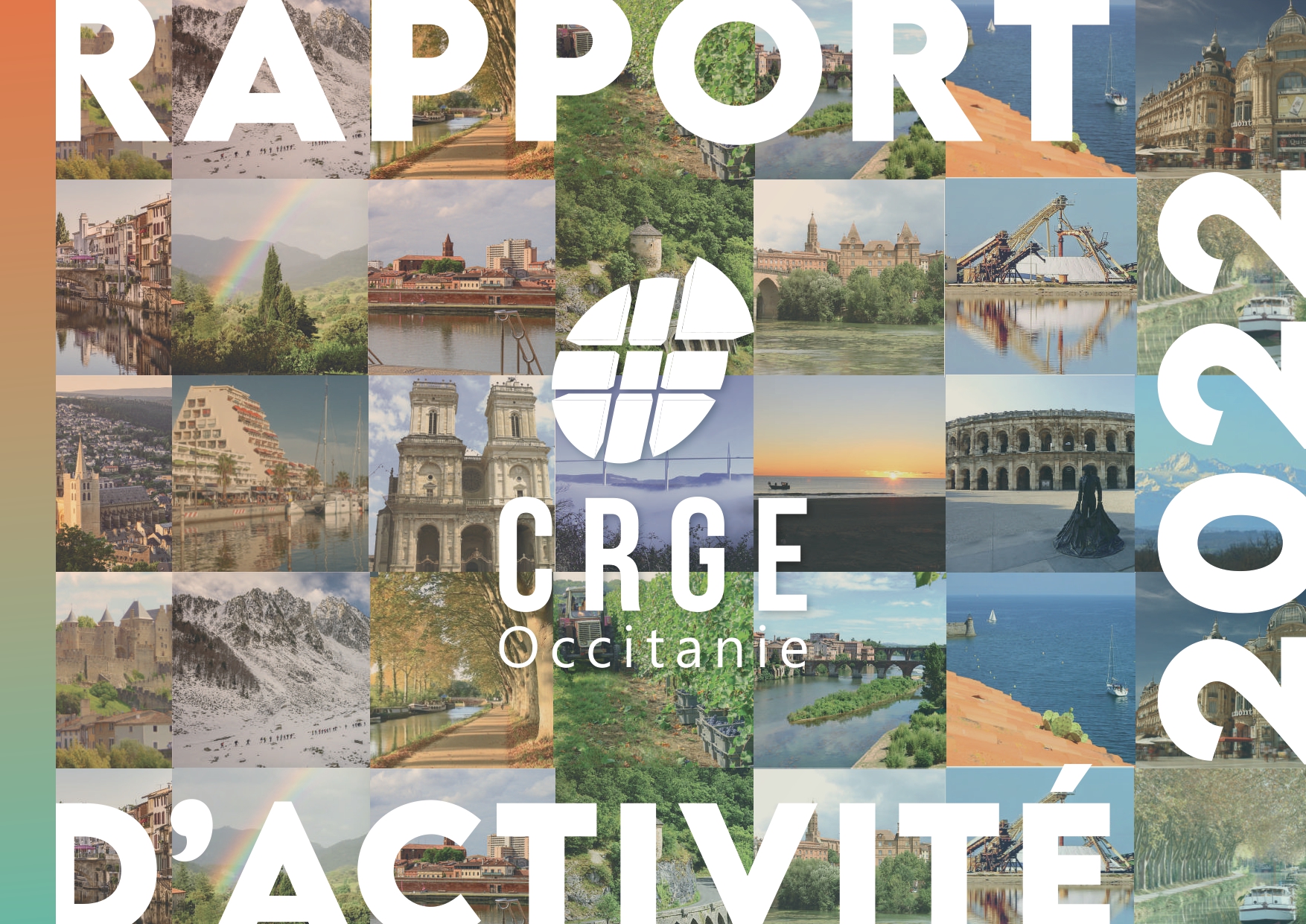 Page De Garde Occitan Rapport d'activité 2022 - CRGE Occitanie